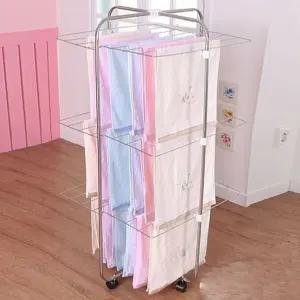 빨래 건조대 다용도 3단 수건 속옷 양말 베란다 집안 (WFKI3MC)