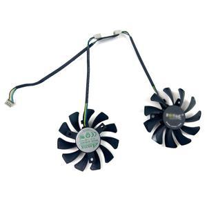 새로운 냉각 팬 75MM 4PIN GA81S2U GTX970 GPU 팬(ZOTAC GeForce GTX 970 그래픽 카드 팬용)