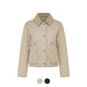 여성 퀼팅 카라 점퍼_EPE1JJ2100