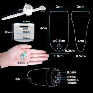 DOKEEP USB 소형 충전식 LED 레드 목걸이 EDC 2팩 캠핑용 타입 배터리 키체인 화이트 미니 토치 419200 라이트 방수 스틱 랜턴 램프 손전등