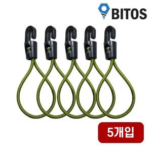 스트레치코드 탄성 끈 로프 캠핑 타프 고정 고리 후크