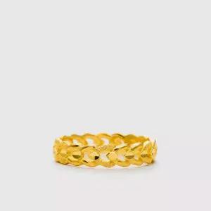 [베티블루] 995 999 24K 미니 체인 포인트 여성 여자 3.75g 금 링 반지