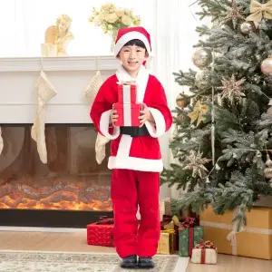 [하프클럽/]행복가득 5세 산타복 산타옷 크리스마스의상 4 아동용