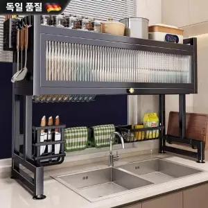 다기능 식기 건조대 무타공 랙 싱크대 수납장 저장 그릇 플레이트