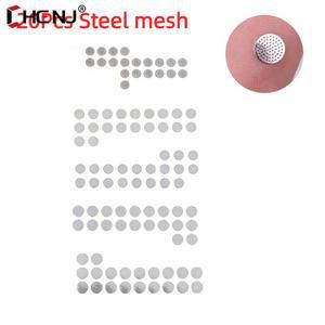 인이어 이어폰 필터 먼지 그물 이어버드, 방진 스틸 메쉬, 접착제 포함, 4.0mm, 4.3mm, 4.5mm, 4.8mm, 5.0mm, 20