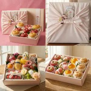 혼합 과일선물세트 사과 배 샤인머스캣 망고 명절 설날 과일선물 보자기포장