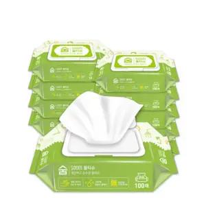 캡형 숨 10팩 물티슈 100매