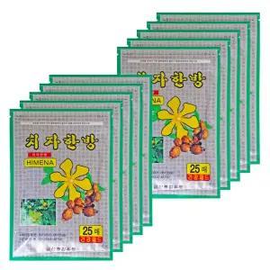 (치자 한방패드 10SET) 25매X10sst=총250매 건강 인삼 홍삼 패드 파스 타입