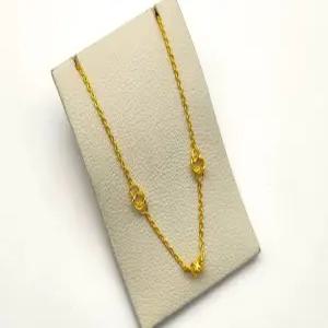 24K 순금 3돈 케일리 목걸이(18K 연결고리 장식)