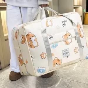 사계절용 넉넉한 고양이 패턴 일상용 의류 여행숄더백 어린이집이불가방 빅사이즈가방