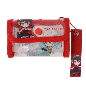 윙하우스 동전지갑 스파이패밀리 로이드 요르 투명 키링 지갑 캐릭터지갑 동전지갑