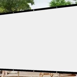 대형 빔프로젝터 스크린천 캠핑 야외 화면 100인치