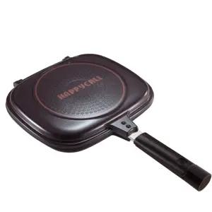 해피콜 IH 양면팬 생선구이 기름튐방지 바비큐