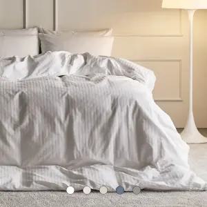 바운티풀 호텔침구 스탠다드 다운10% 사계절 구스이불+스트라이프 순면 이불커버 6컬러 SS/Q/K