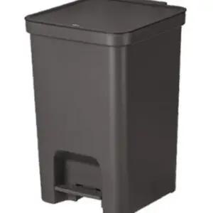 블루투야 리템 사무용품 휴지통 페달형 생황 봉투 쓰레기 다크그레이 13L