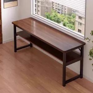 창가테이블 좁고 긴 슬림 틈새 탁자 사이드 1단 메이플