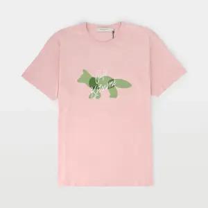 메종키츠네 폭스 카페 클래식 남녀공용 반팔 티셔츠 SPCKU00116 P605