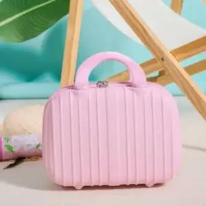 여행화장품가방 여행레디백 골프레디백 여행 레디백 핑크 손잡이캐리어