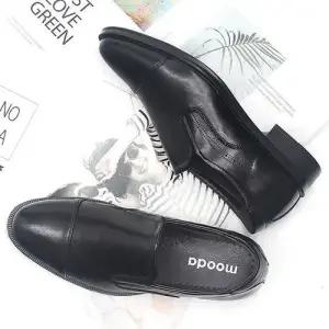 세미 정장 구두 신사화 소가죽 끈없는 신발 키높이 WD0A3DF