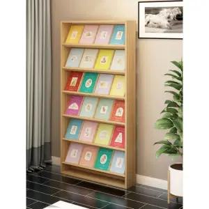 사무실 도서진열대 홍보물 선반 수납 책장 전단지 5단 100cm 폭