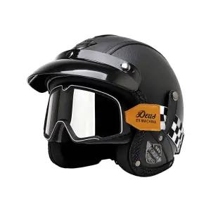 빈티지 바이크 헬멧 반모헬멧 할리 고글