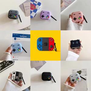 새로운 삼성 갤럭시 버즈 3/ 버즈 3 프로/버즈3 FE 귀여운 실리콘 이어폰 케이스 게임 콘솔 보호 헤드폰 액세서리