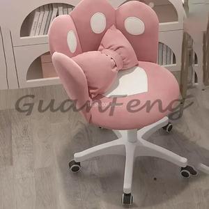 책상 컴퓨터 의자 게이밍 모바일 사무실 귀여운 공학적으로 편한 이그제큐티브 로마 가구