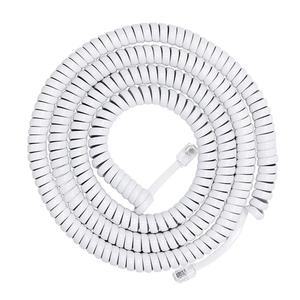 전화 코드 유선 전화 풀지 않은 코일 유선 전화 핸드셋 RJ11 RJ9 코드 라인 케이블 RJ9 4P4C 전화 액세서리 2m/3m