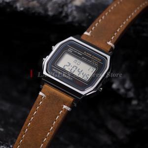 CASIO F91W W-800H SGW400 F84 F105/108 A158/168 AE1200/1300 남성용 손목 팔찌 용 소 가죽  가죽 시계 밴