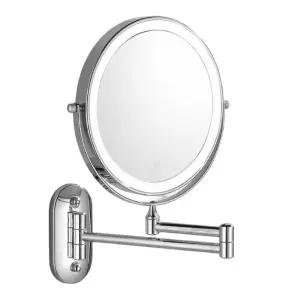 화장실 조명 메이크업 거울 욕실 벽걸이 확대 미용 접이식