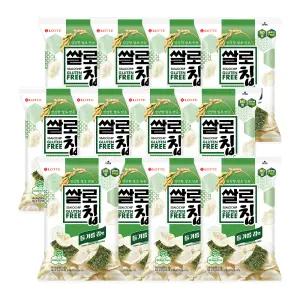 롯데웰푸드 쌀로칩 들기름 김맛 50g x 12개