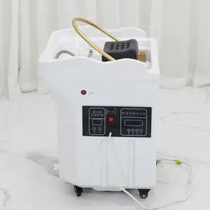 이동식 미용실 샴푸대 바퀴형 머리감는 침대 스파 헤드스파