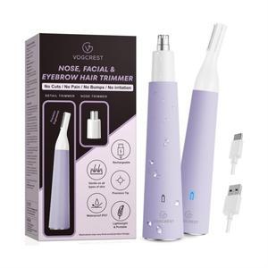 [아마존1위] 보그크레스트 전동 눈썹 코털 정리기 제모기 USB 충전 타입 2 in 1 휴대용