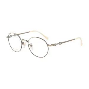 구찌 명품 안경테 GG1228OJ 001 라운드 티타늄 여자 안경