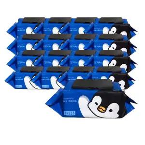 슈퍼대디 아기물티슈 시그니처 미스터펭 블루 캡형 70매 20팩