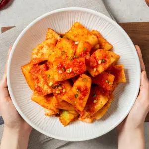 [청원김치] 국내산 100% 석박지 무김치 HACCP