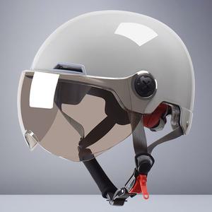 여름 하프페이스 가벼운 연그레이 초경량 클래식 투명숏고글 반모헬멧 오토바이