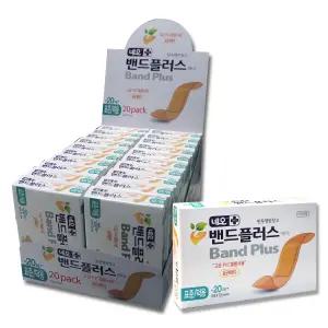 네오 밴드플러스에이 표준 덕용 20매입 일회용 반창고 20개