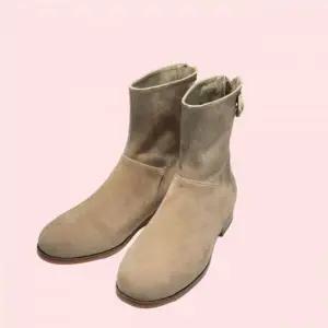 써스데이아일랜드 양가죽 레더 앵클부츠 워커 신발 t248mse233 4517240