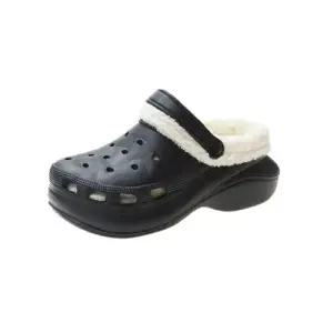 탈부착내피 펀칭슬리퍼 털신 방한화 여성 겨울샌들 WFK4SOE