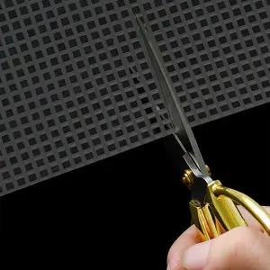 보드겜 사각깔망 블랙 화분 분갈이 망사 원형 배수 깔망 H364