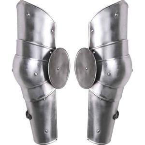 기사, LARP, 코스프레 및 재연을 위한 수공예 18 게이지 플레이트 암 가드, 엘보우캅스 u2013 중세 강철 팔 갑옷