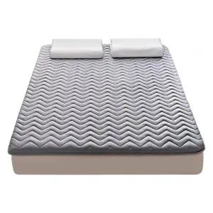 흙침대더블매트리스 꿀잠 패드 토퍼 수면 두꺼운 돌침대용 메모리폼 바닥 돌침대 이불패드