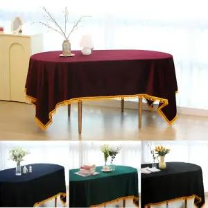 행사용 벨벳 테이블보 딥컬러 소형 중형 대형 회사 학교 행사 입학식 졸업식 시상식 식탁보
