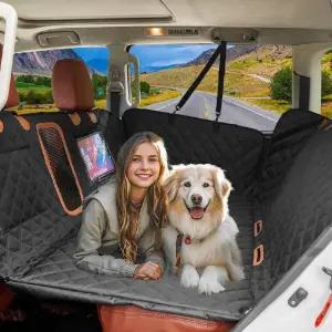 뒷좌석 익스텐더 개 대형견 카시트 접이식 방수 풀커버 차시트 애견 차량용