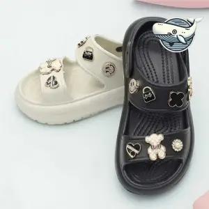 여름 스타일 여유로운 키높이 샌들 스트랩 아쿠아슈즈샌들 발편한여성샌들