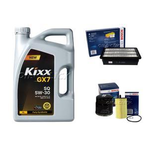 마티즈 크리에이티브 엔진오일 세트 가솔린 1.0 킥스 GX7 SQ 5W-30 4L+필터