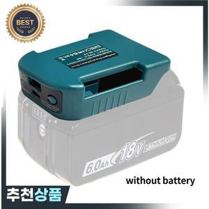 Makita 배터리 BL1840 BL1850 BL1860 충전기 어댑터 고속 충전 용 Type-C 홀더가 USB가 18V  40V 1pc