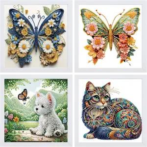 보석십자수 DIY 액자 키트 30x30 큐빅아트 비즈 세트