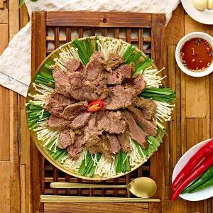 1등급 한우 소수육 세트 1kg (아롱사태 500g+사태 500g)